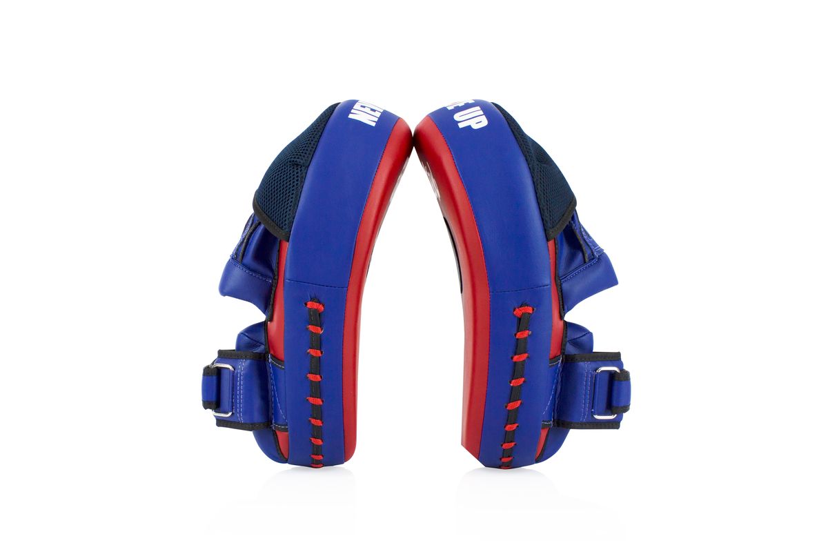 新品 Fairtexパンチングミット(2個1組) FMV9 黒×青 新品 Fairtex