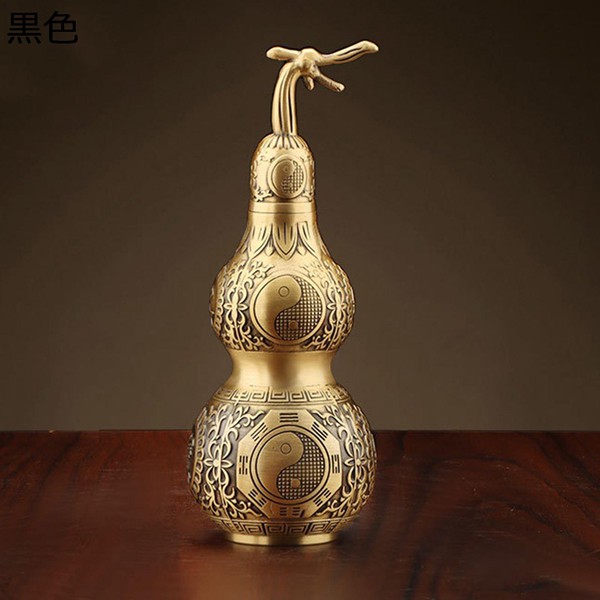 風水置物 銅のひょうたん ヒョウタン 住宅の置物 八卦 太極 瓢箪 銅製