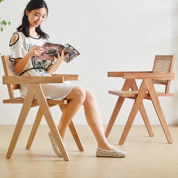 l'm【良品】ラタンチェア かぎ編みイス 折りたたみ l'm【良品】ラタン