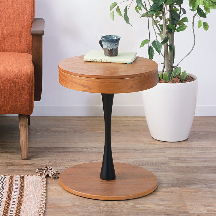 ACTUS アクタス サイドテーブル 丸テーブル 曲木 ソファテーブル 花台