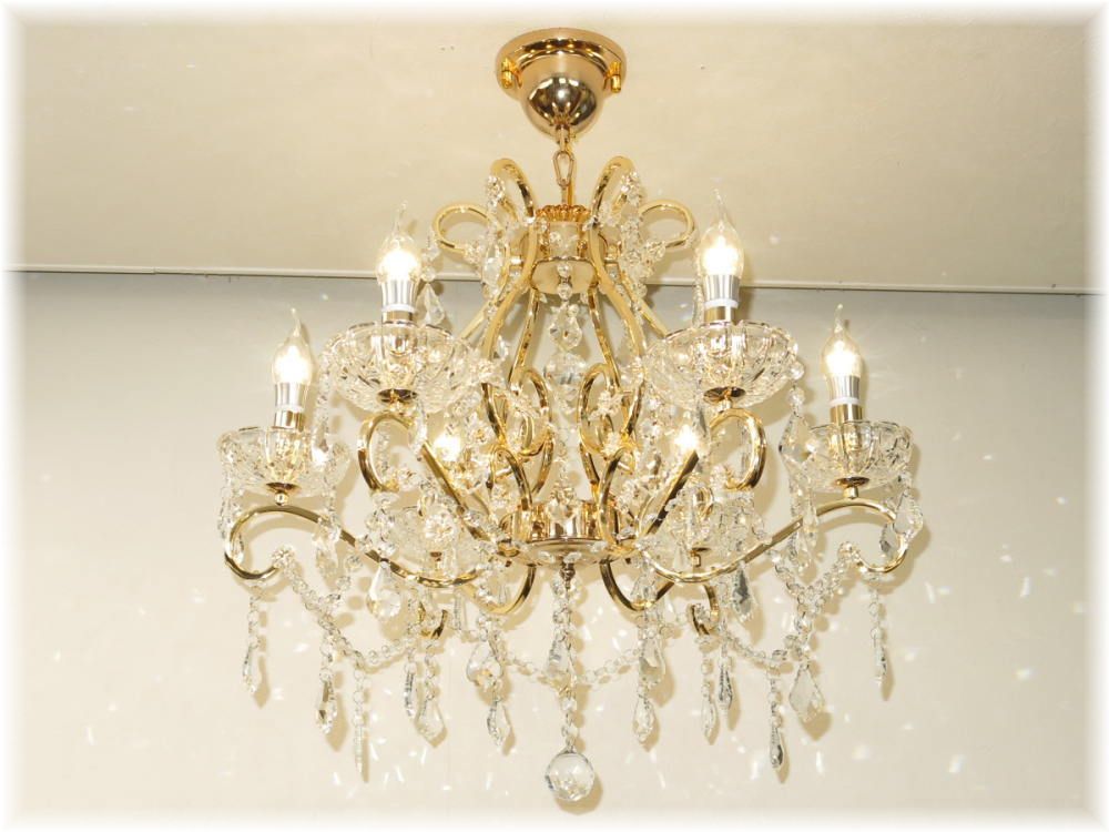 コイズミ BAE5601 アンティーク調 シャンデリア 照明器具 6灯