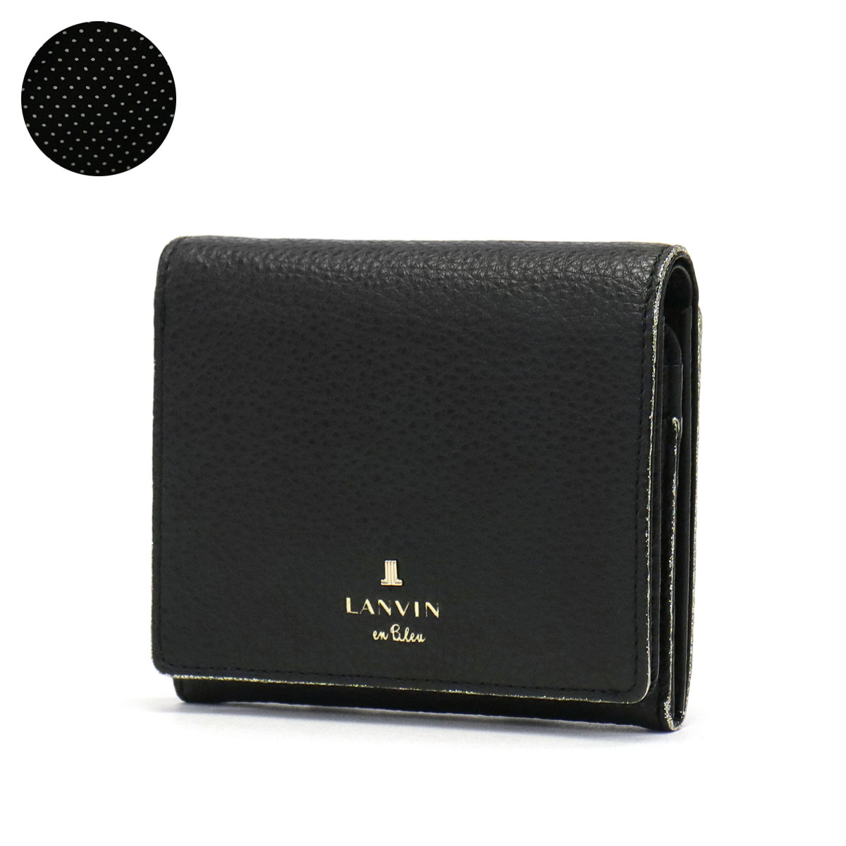 LANVIN en Bleu 最大51%☆2/11限定 ランバンオンブルー 二つ折り財布