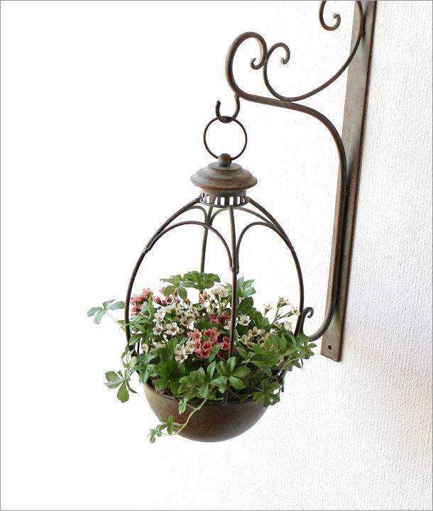 ハンギングプランター アイアン 壁掛け プランター おしゃれ