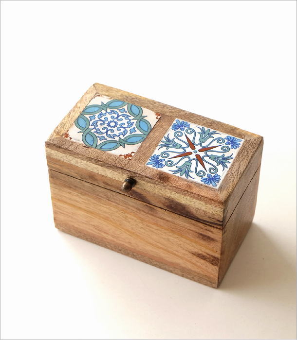 小物入れ ふた付き おしゃれ 可愛い 陶器 木製 蓋付き 木箱 卓上 小物