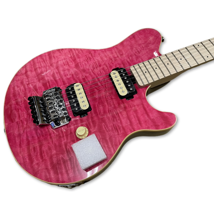 エレキギター MUSICMAN Sterling by Musicman AX40-TP-M Trans Pink