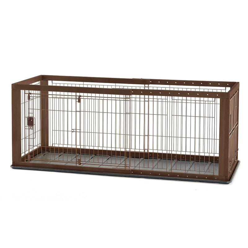 リッチェル（Richell） 犬用 サークル ケージ 伸縮 木製 犬 サークル