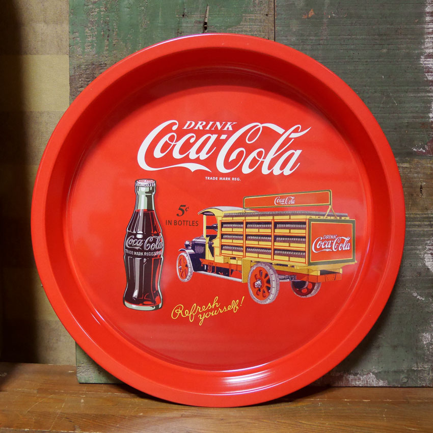 Coca-Cola ディスプレイ 円形 赤 直径50cm PJ-LED02 | PENNY JAPAN