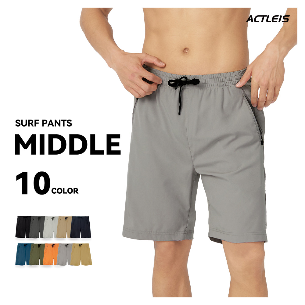 ACTLEIS（アクレイス） 水着 メンズ サーフパンツ 海パン サーフ