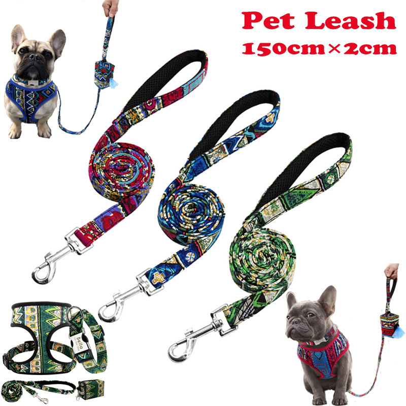 犬 リード(単品) インディアン柄 ネイティブ柄 アーリーアメリカン柄