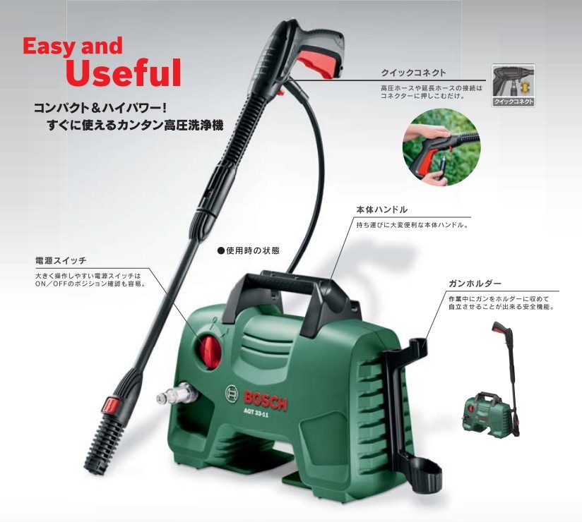 BOSCH（ボッシュ） 部品 高圧洗浄機AQT33-11用 延長高圧ホース6m