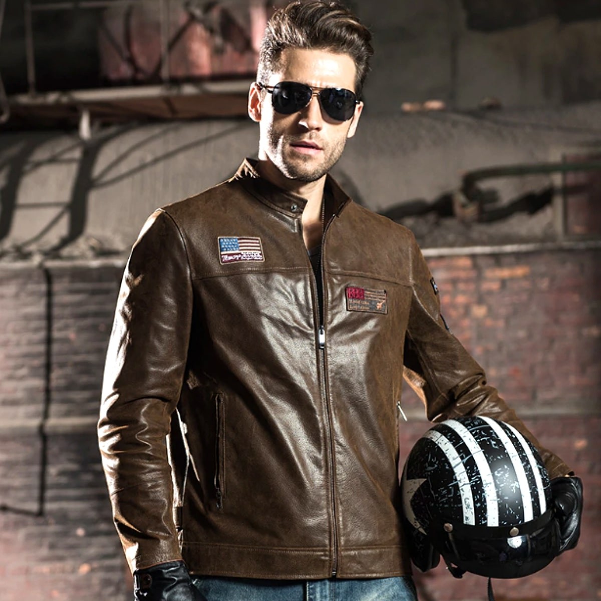 送料無料!】全2色 9サイズ メンズ ピッグスキン ワッペン ジェニュイン