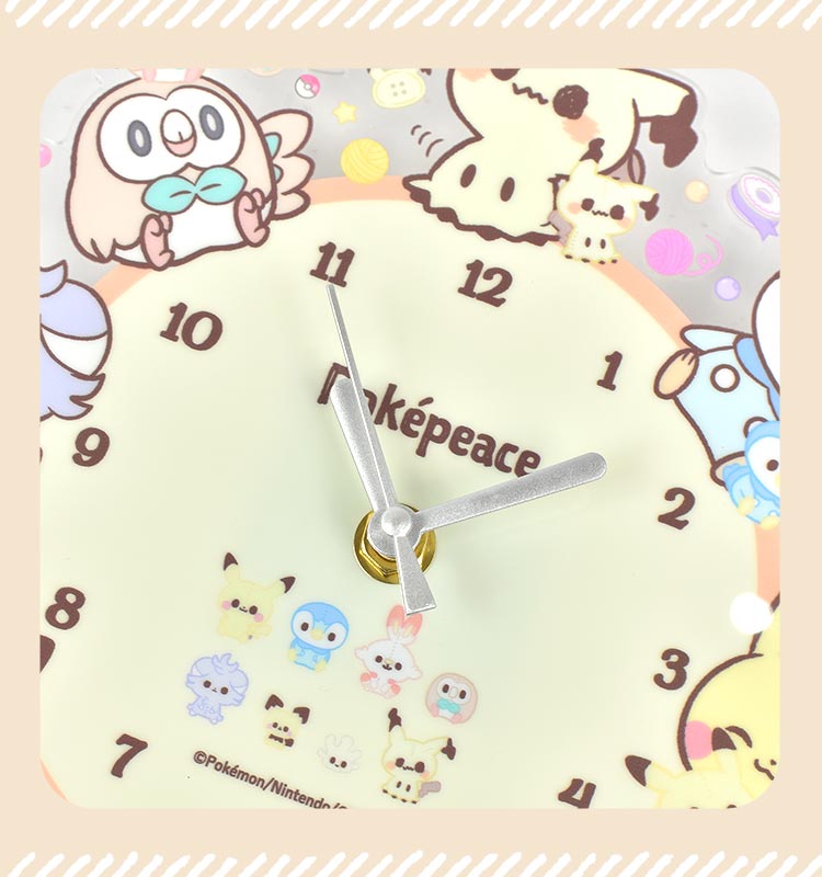 Pokemon（ポケモン） 壁掛け時計 おしゃれ かわいい キャラクター