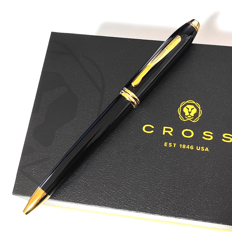 CROSS（クロス） ボールペン タウンゼント ブラックラッカー ゴールド