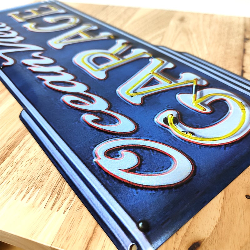 アメリカン レトロ ブリキ看板 アンティーク エンボスプレート Ocean