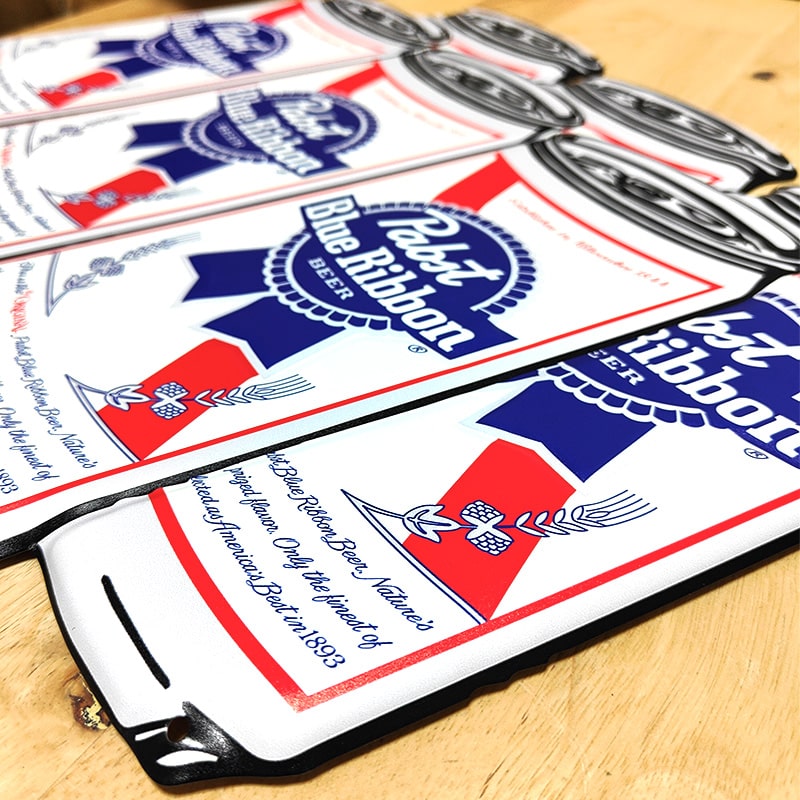 アメリカン レトロ ブリキ看板 おしゃれ パブストブルーリボン ビール