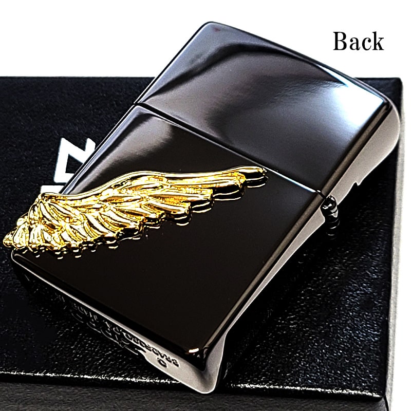 ZIPPO（ジッポー） ライター エンジェルウィング ブラックニッケル