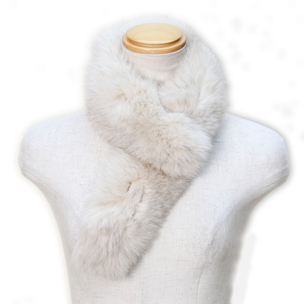 ブルーフォックス ファー マフラー : エルベートブルーレーベル - 通販