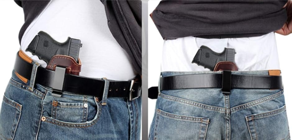 ホルスター ハンドガン 本革 ガンホルダー ハンドメイド グロック 他