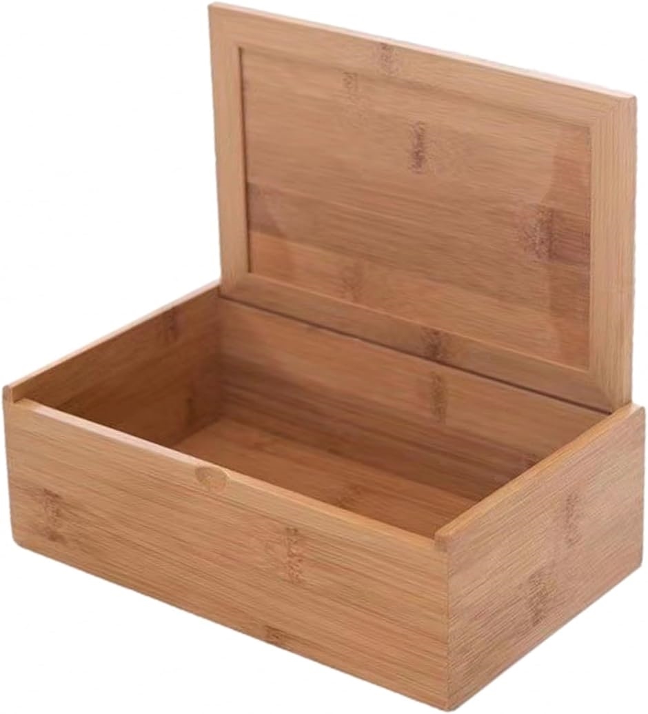 竹製ボックス 木箱 木製 蓋付き 収納ケース 小物入れ 収納盒 収納