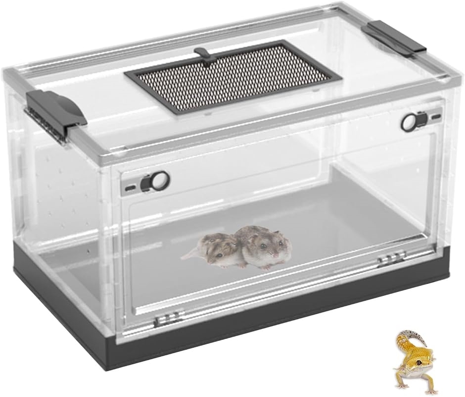 Amazon | 爬虫類 ケージ レオパ ケージ 100x50x50cm 木製飼育ケージ