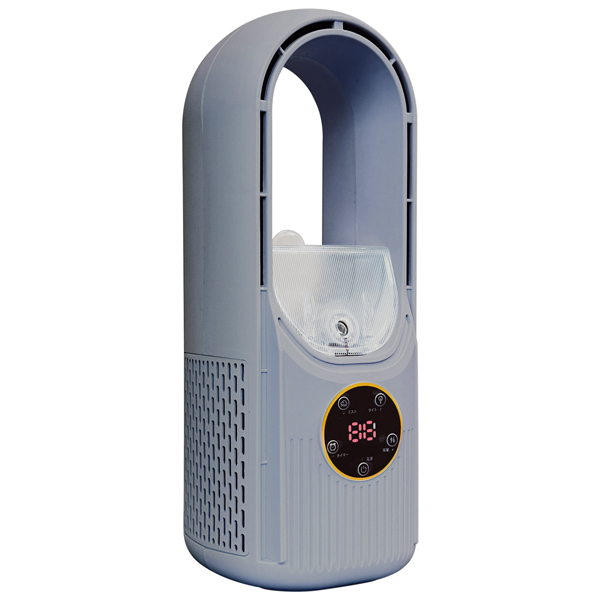 羽根なし 扇風機 タワーファン デジタル液晶 タイマー 小型 エアコン