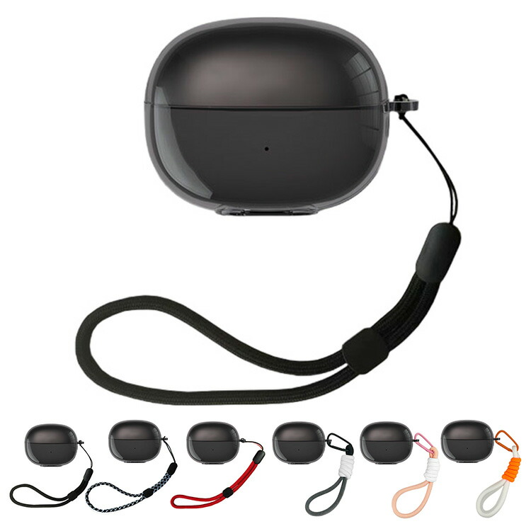 Shokz OpenDots ONE ケース カバー クリア 透明 TPU シンプル 紐