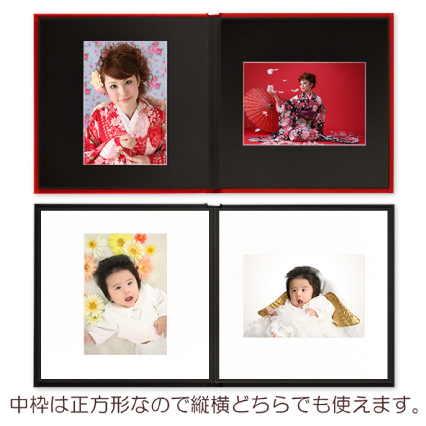 写真台紙 アルバム フェイバリット 10面 ブックタイプ L判 手札サイズ