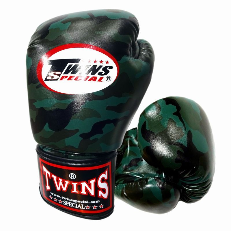 Twins ボクシンググローブ 12オンス PUレザー ミリタリー : アイ・エフ
