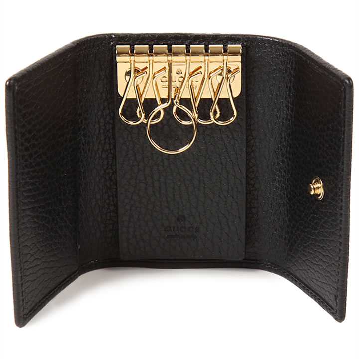 GGキャンバス グッチ キーケース キーホルダー プチマーモント