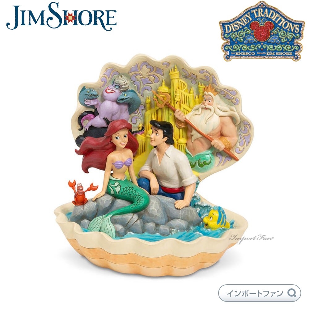 海外ディズニーピンバッジアースラアリエル