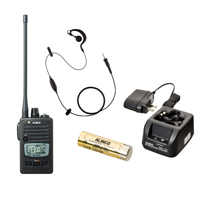 ALINCO（アルインコ） DJ-P221A 1台フルセット 特定小電力