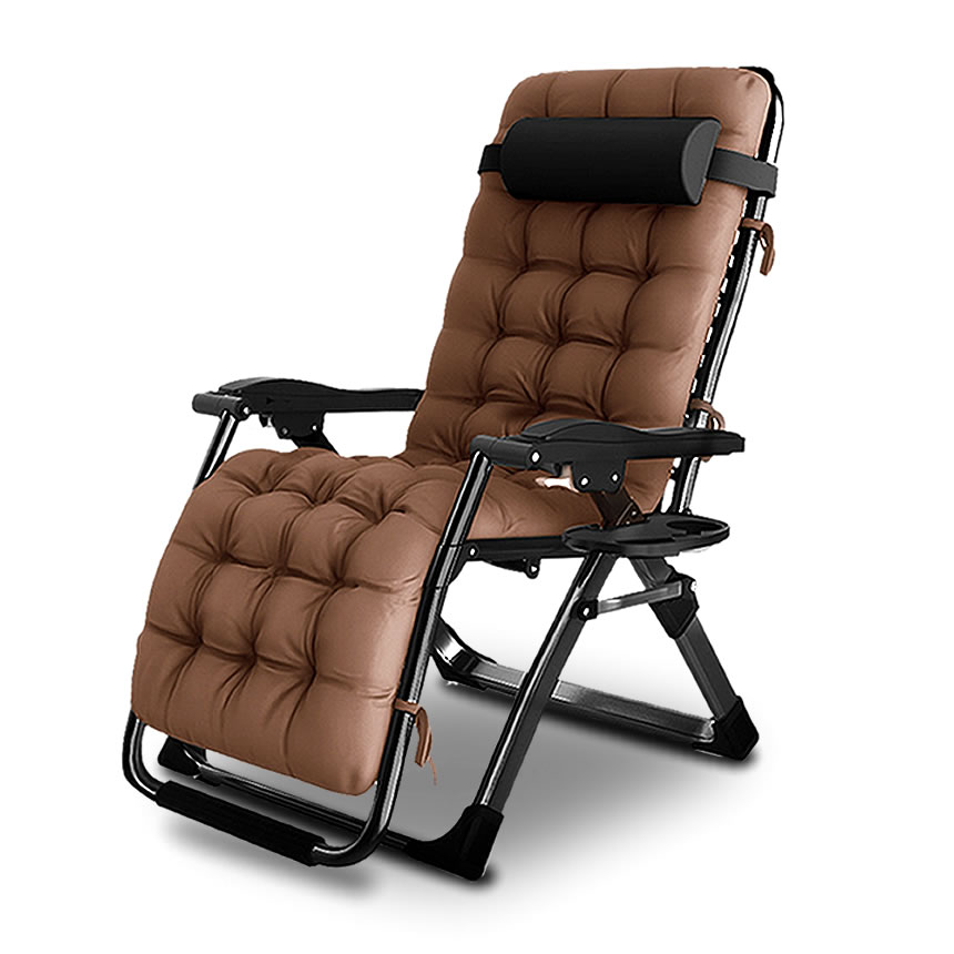 リクライニング チェア 2種類選択 クッション 折りたたみチェア 枕つき