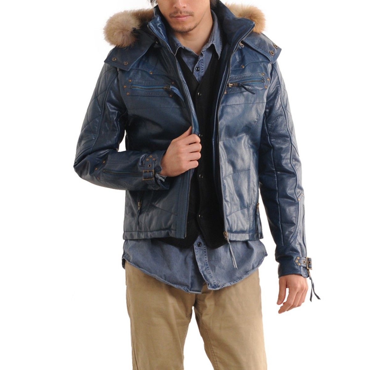 sankyo shokai（三京商会） [5%offクーポン]メンズバッファロー レザー