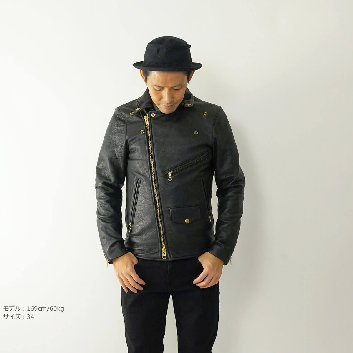 VANSON（バンソン） VANSON C2R ダブルライダース ソフトカウレザー