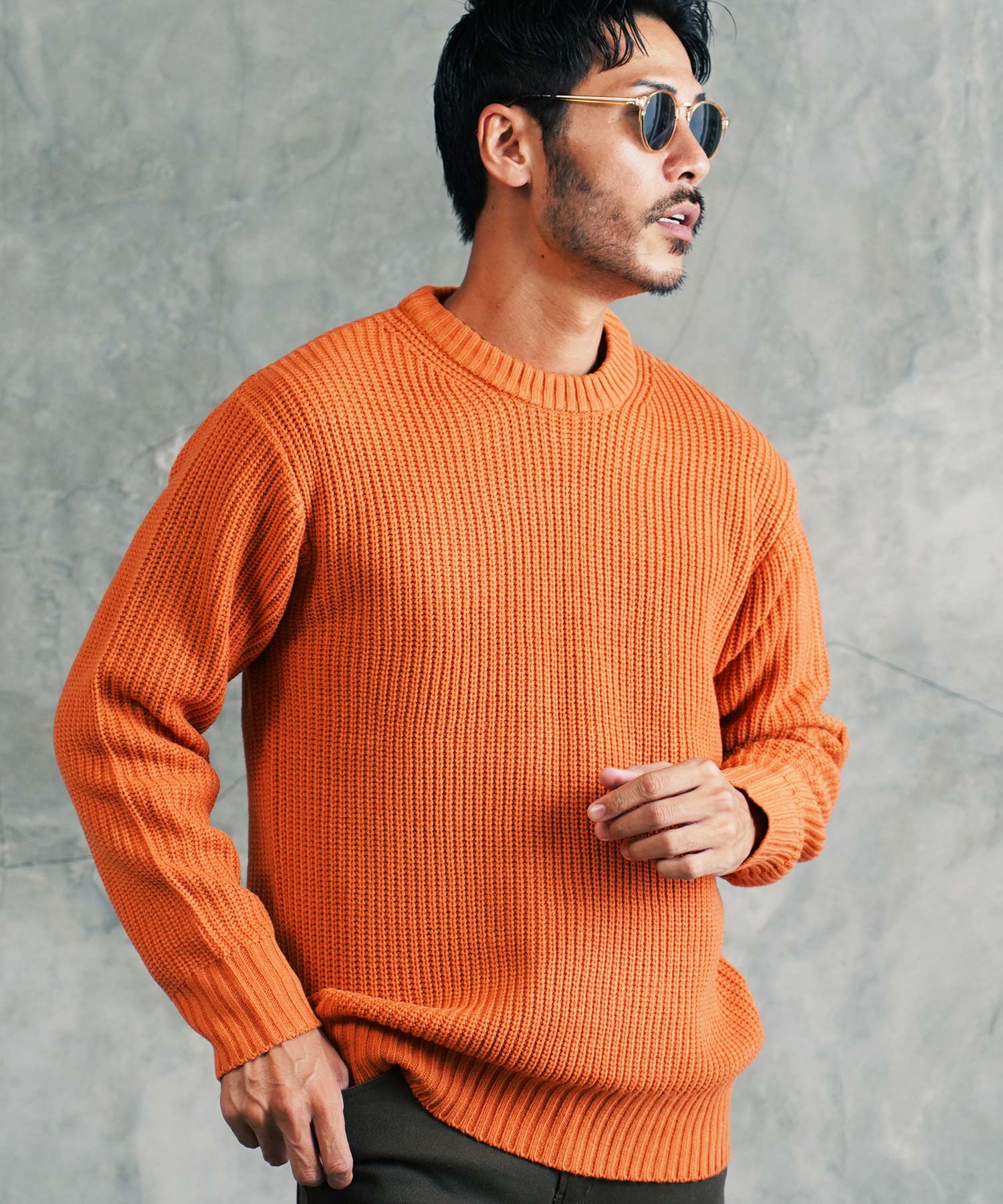 JIGGYS SHOP（ジギーズショップ） ニット セーター メンズ トップス 畦