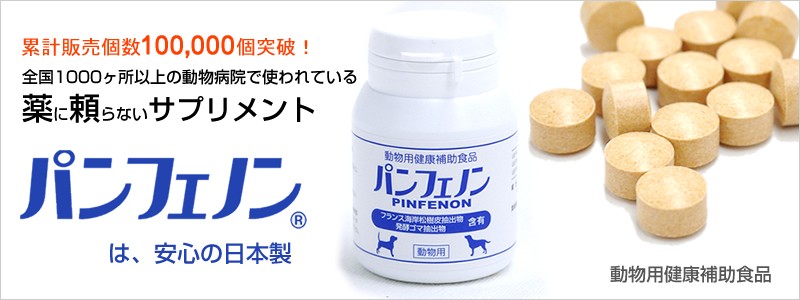 パンフェノン 【400円OFFクーポン付】パンフェノン 120粒 動物用健康