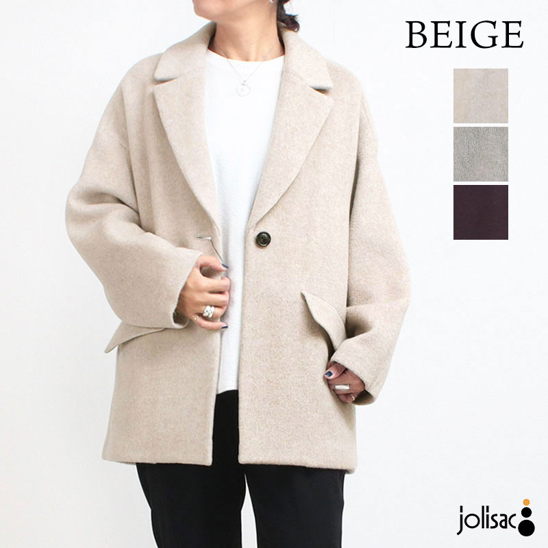 TICCA（ティッカ） アウター ウールショートコート TBDA-233 ワン