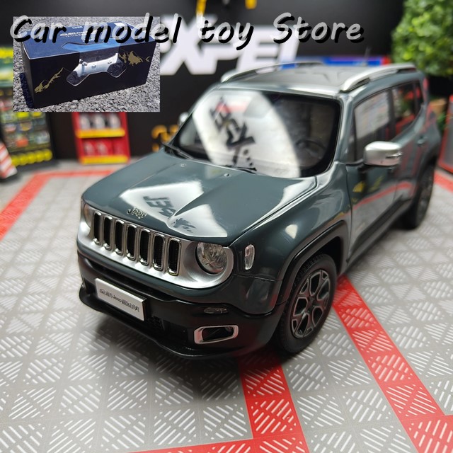 ミニカー 1/18 ジープ レネゲード Jeep Renegade グレー 1/18 Dealer