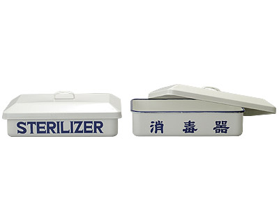 野田琺瑯（noda horo） 消毒器 3.9L ホーロー消毒器 : 昭和のレトロ