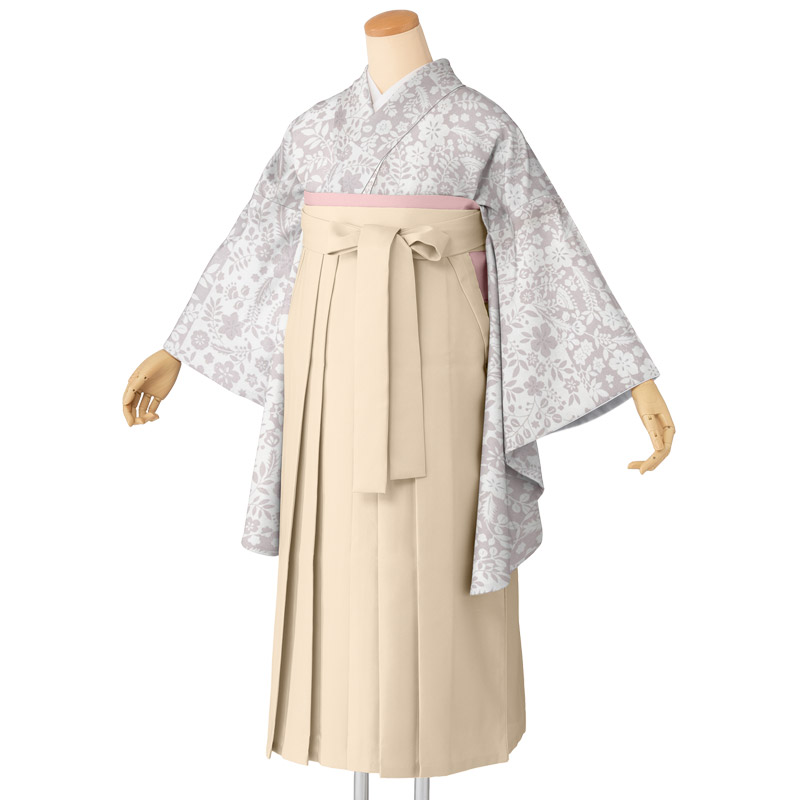 未使用品 ポリ仕立上り二尺袖 卒業式 成人式に ① 未使用品 ポリ仕立