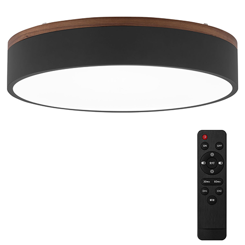 ぼん家具 シーリングライト LED 12畳 4600lm 丸型 薄型 調光 調色