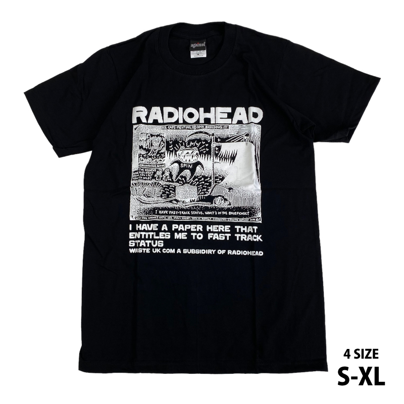 レディオヘッド Radiohead ロック Tシャツ 半袖 バンドTシャツ バンド