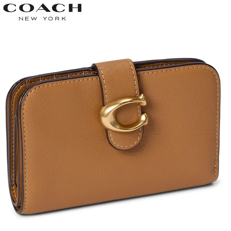 COACH（コーチ） 二つ折り財布 カードケース レディース メンズ 茶色