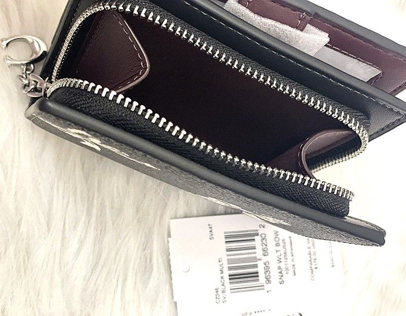 COACH（コーチ） 二つ折り財布 ミニ財布 リボン ファクトリー CZ346