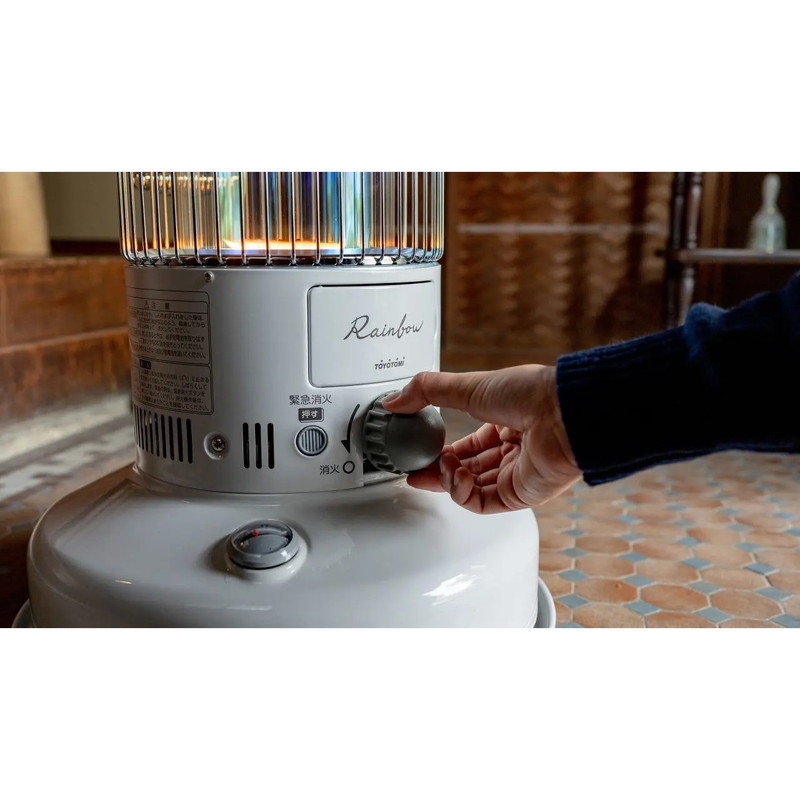 TOYOTOMI（トヨトミ） 石油ストーブ 灯油ストーブ 対流形 乾電池式 丸