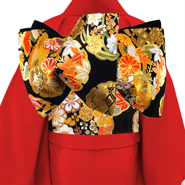 15%分クーポンあり 絲屋善創 袋帯 振袖用 仕立て付き 正絹 振袖 新品