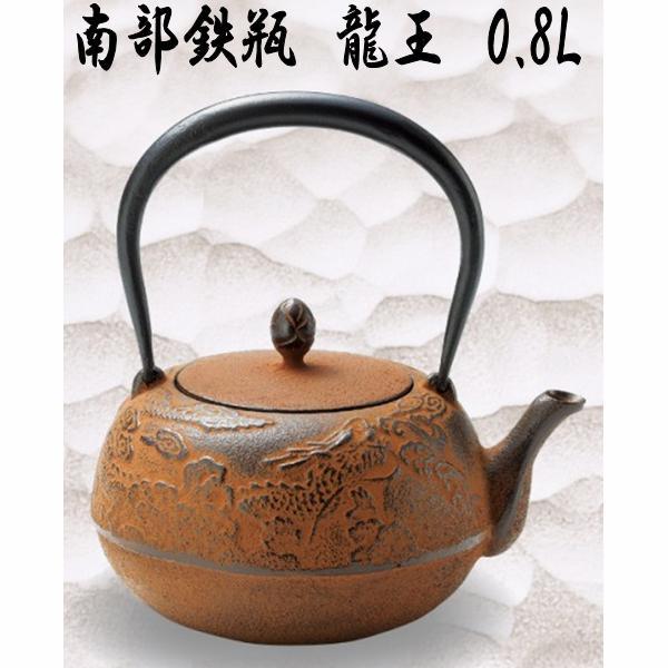 送料無料(沖縄・離島を除く)】50133 南部鉄瓶 鉄瓶 龍 0.8L【メーカー