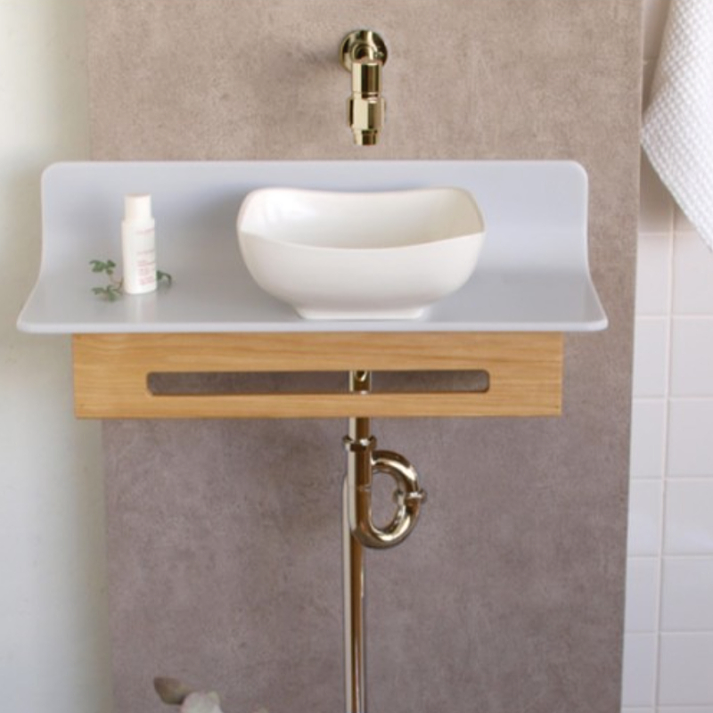 essence 蛇口 単水栓 交換 手洗器 おしゃれ トイレ 日本製 横方寸 L 横