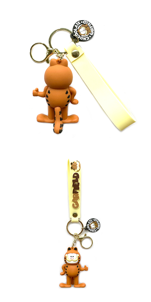 ガーフィールド マスコット キーホルダー 3種セット Garfield アニメ