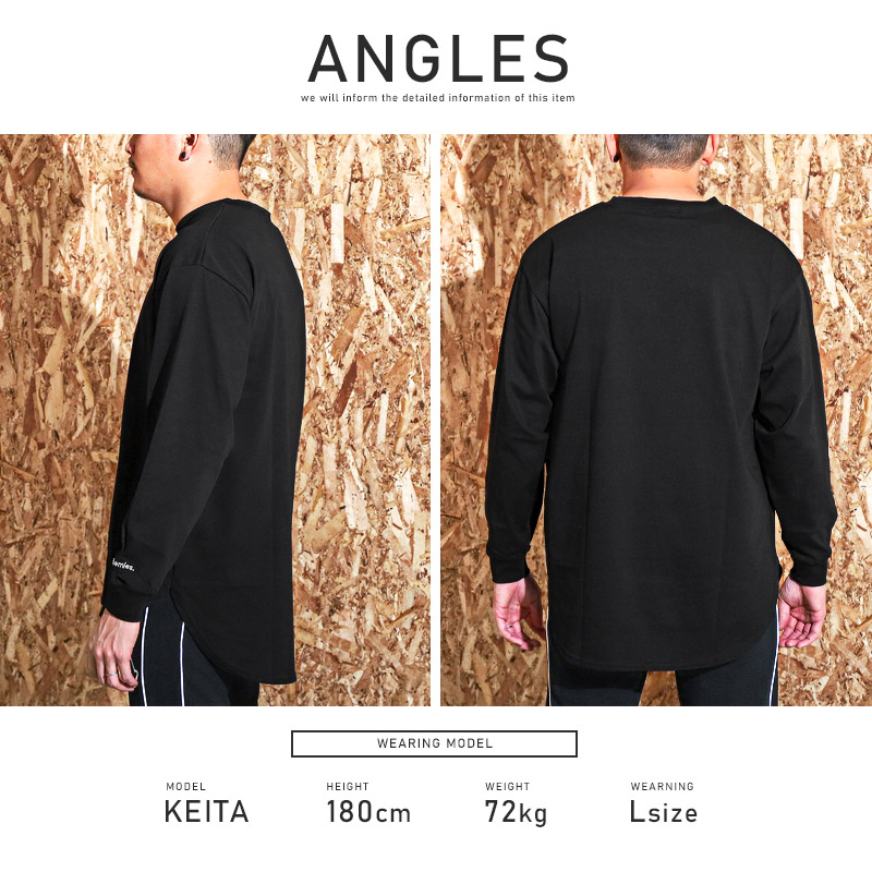 ロンT メンズ 長袖Tシャツ オーバーサイズ ロゴ フォト 刺繍 トップス